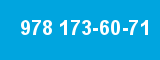 978 173-60-71 978 173-60-71